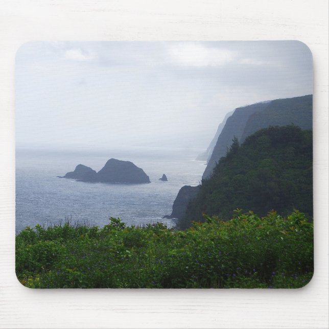 Pololu Valley Lookout, Hawaii, Mousepad (Front)