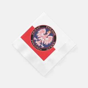 Polonia Round Polish Texan Napkins