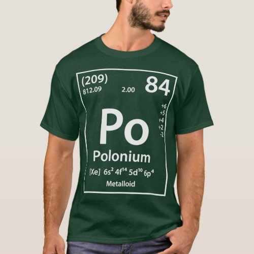 Polonium Element  T_Shirt