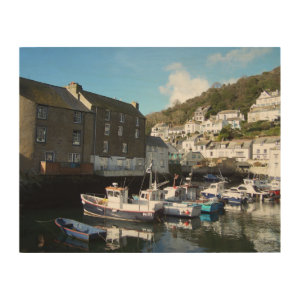 Polperro Cornwall England Wood Canvases