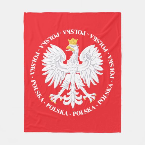 Polska 4 fleece blanket