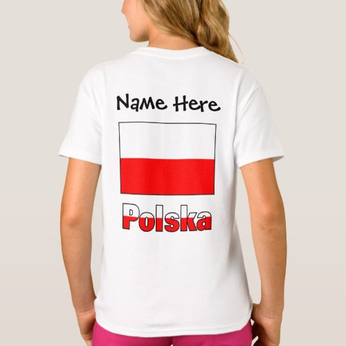Polska and Polish Flag Personalized  T_Shirt