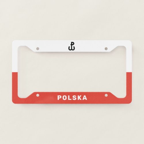 Polska _ Armia Krajowa License Plate Frame