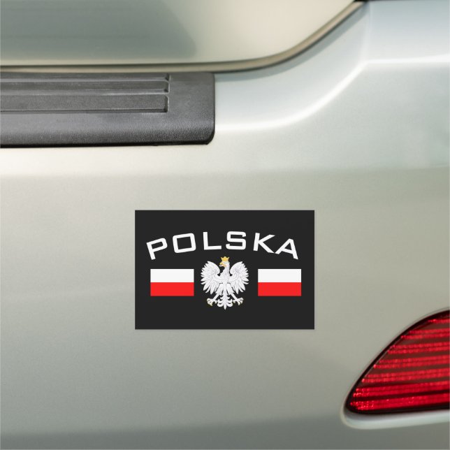 Polska Bumper Sticker Car Magnet (In Situ)