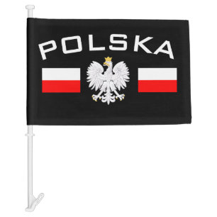 Polska Car Flag