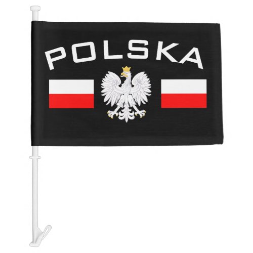 Polska Car Flag