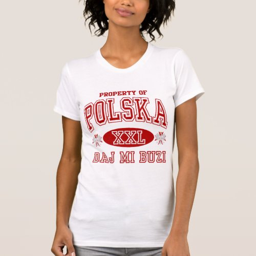 Polska Daj Mi Buzi t shirt