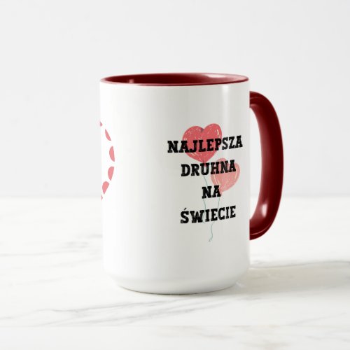 Polska druhna slub Polish bridesmaid wedding Mug