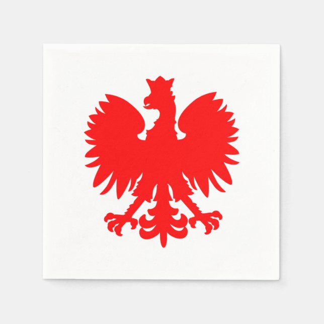 Polska Eagle Bar Napkins (Front)