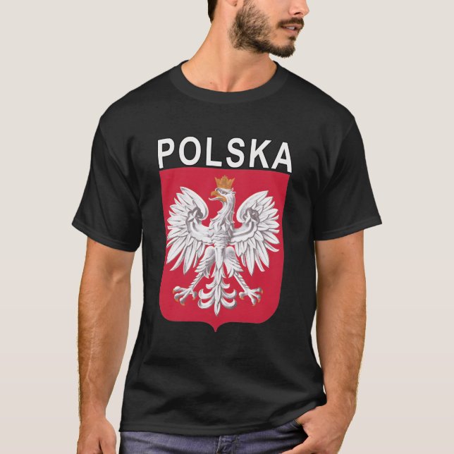 Polska Eagle Emblem Poland T-Shirt (Front)