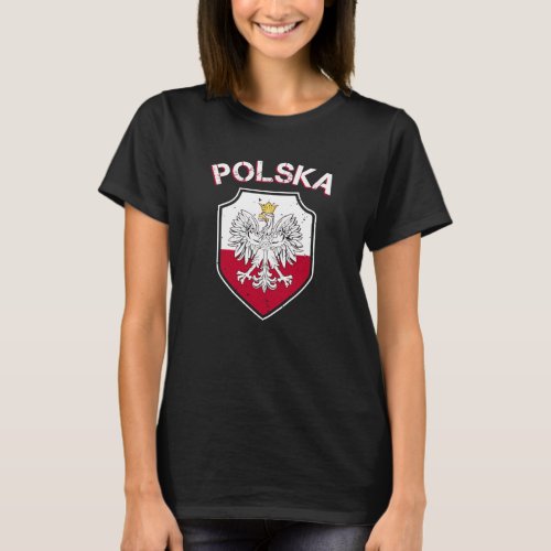 Polska Eagle Polish Flag T_Shirt