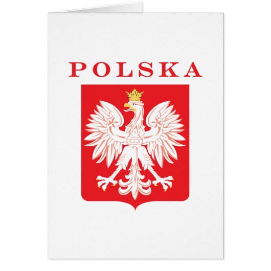 Polska Eagle Red Shield Cards (Front)