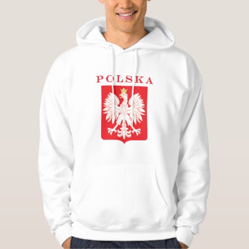 Polska Eagle Red Shield Hoodie