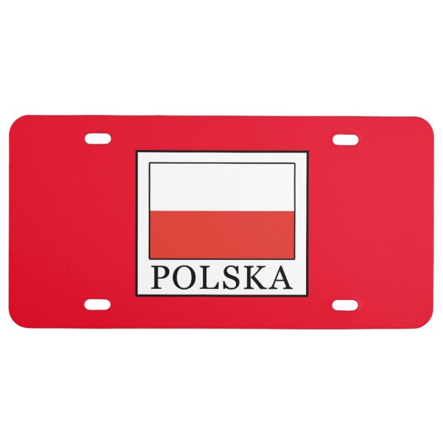 Polska License Plate (Front)