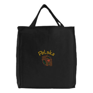 Polska łoś Embroidered Bag