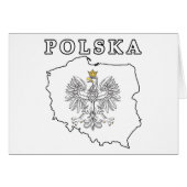 Polska Map With Eagle (Front Horizontal)