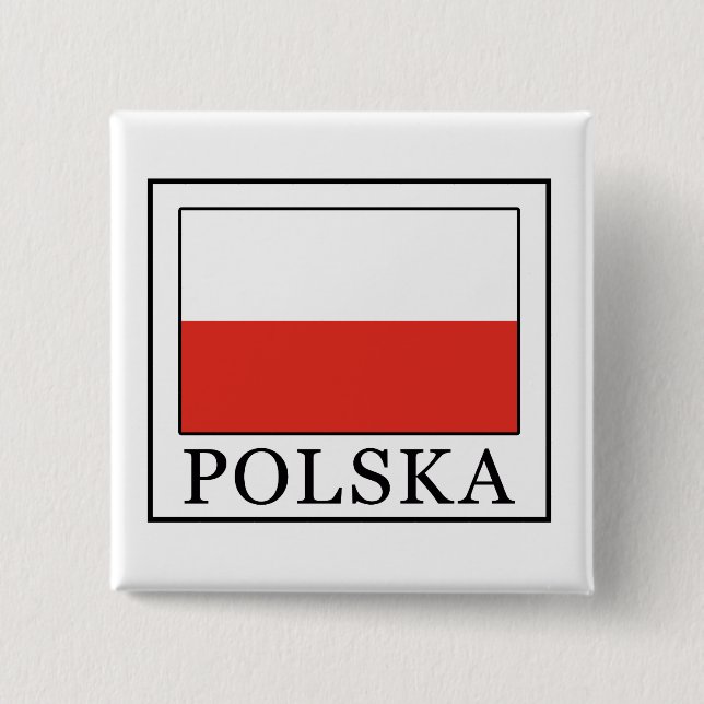 Polska Pinback Button (Front)