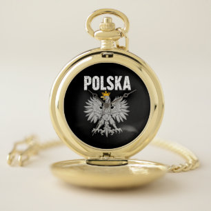 Polska Poland Eagle Pole Pride Polish Roots Poland Pocket Watch