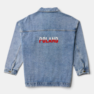 Polska Polish Poland Independence Day Denim Jacket
