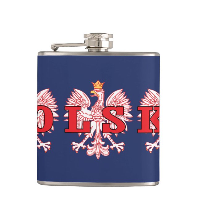 Polska Red Eagles Flask (Front)