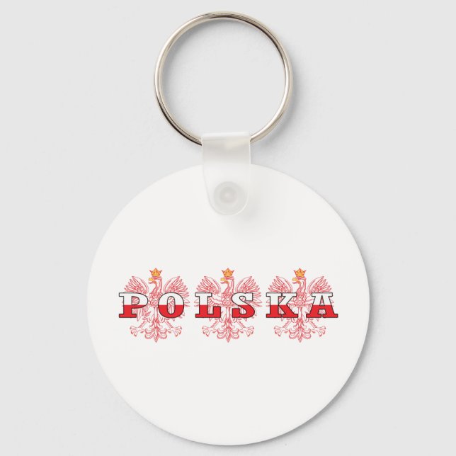Polska Red Eagles Keychain (Front)
