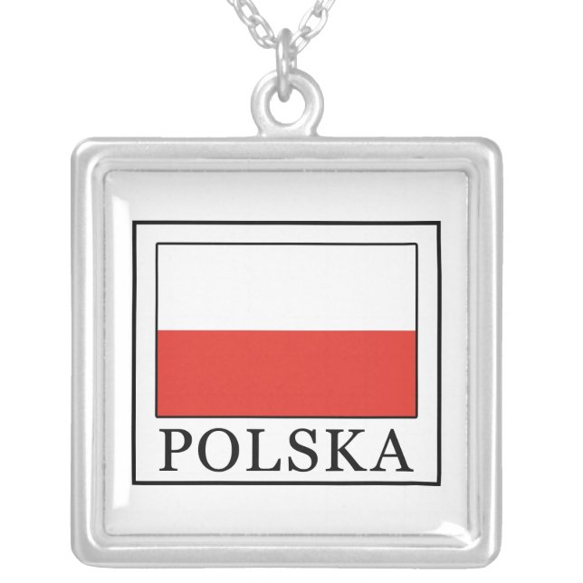 Polska Silver Plated Necklace (Front)