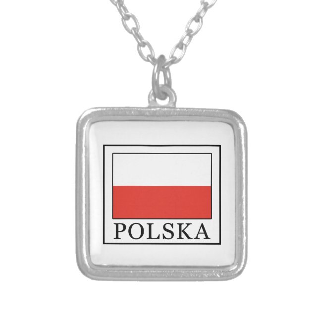 Polska Silver Plated Necklace (Front)