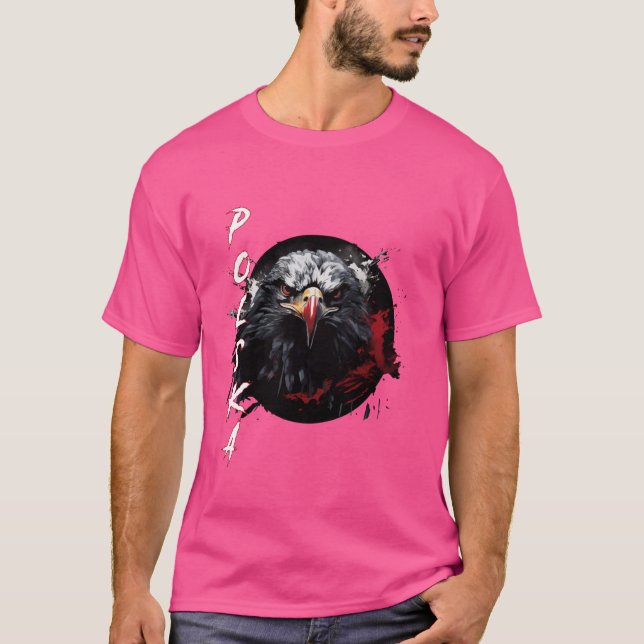 Polska T-Shirt Poland Crest Eagle Ultras Football  (Front)