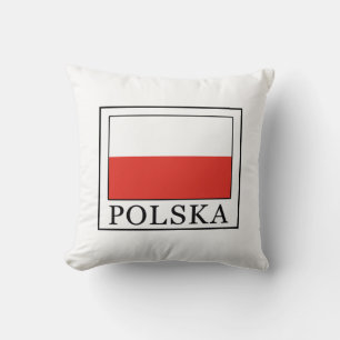 Polska Throw Pillow