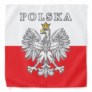 Polska With Polish Eagle Bandana