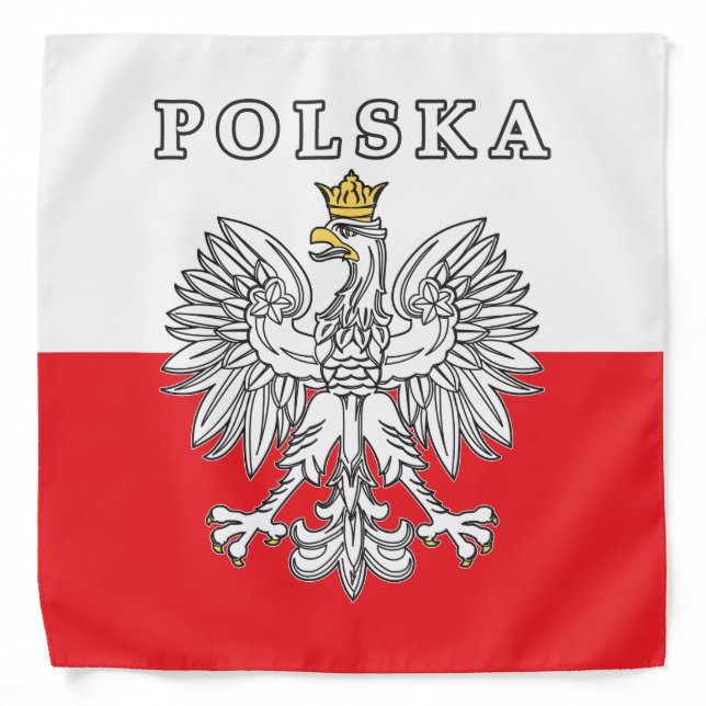 Polska With Polish Eagle Bandana (Front)