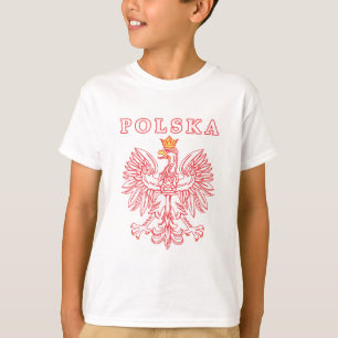 Polska With Red Polish Eagle T-Shirt