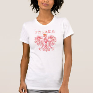 Polska With Red Polish Eagle T-Shirt