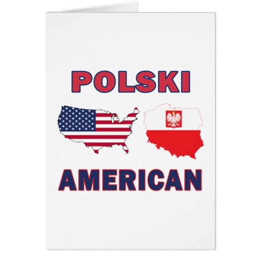 Polski American Map Cards (Front)