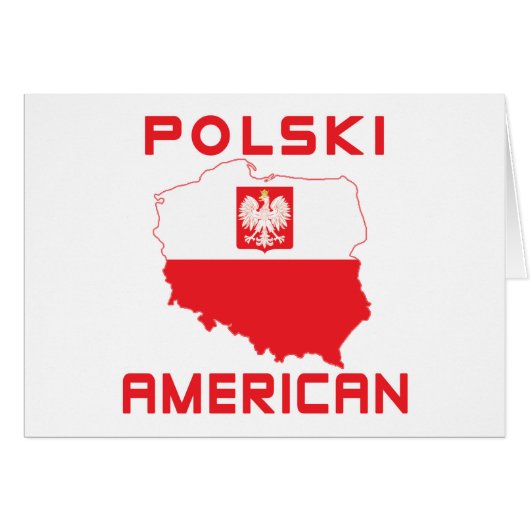 Polski American Map Cards (Front Horizontal)