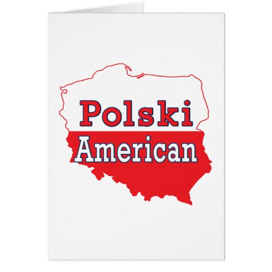 Polski American Map Cards (Front)