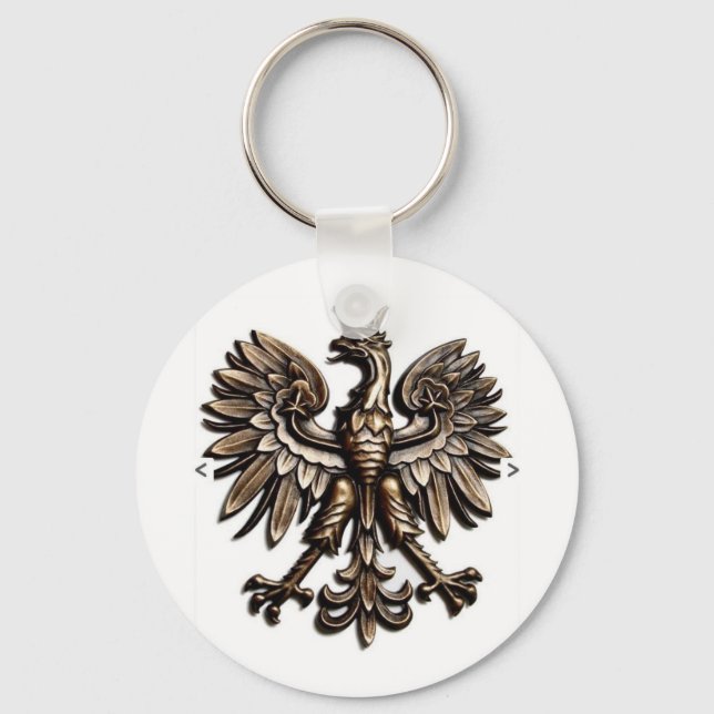 Polski orzelek keychain (Front)