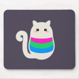 Poly Cat Mouse Pad