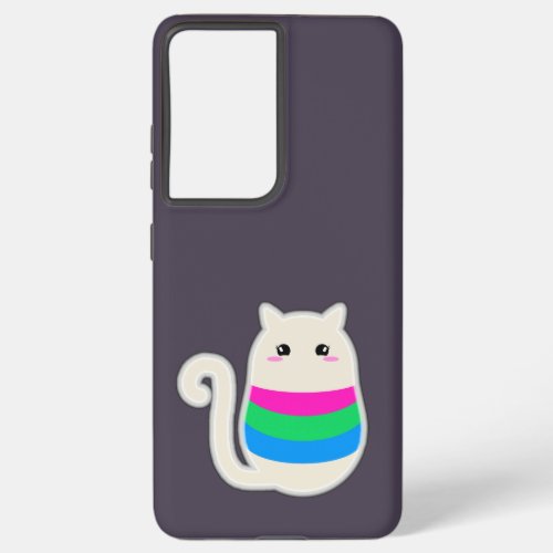 Poly Cat Samsung Galaxy S21 Ultra Case