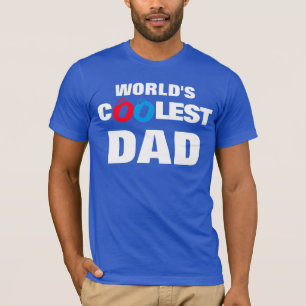 Poly-Cotton Blend T-Shirt/Worlds Coolest Dad T-Shirt