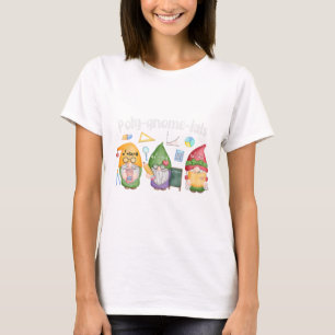 Poly-gnome-ials Gnomes Math Algebra Teacher Back T T-Shirt