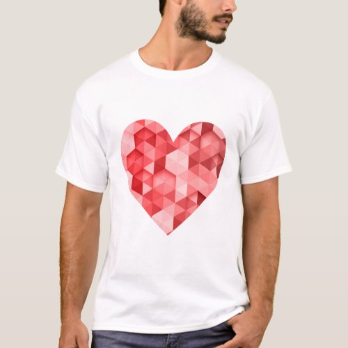 Poly logo heart T_Shirt