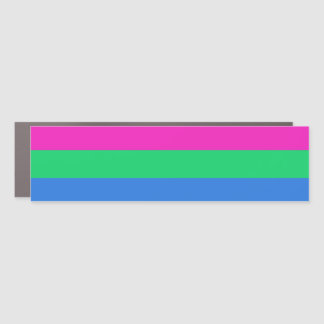 Poly Pride Car Magnet