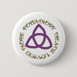 Poly Trinity Pinback Button