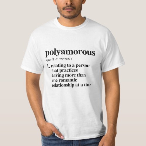 Polyamorous Definition T_Shirt