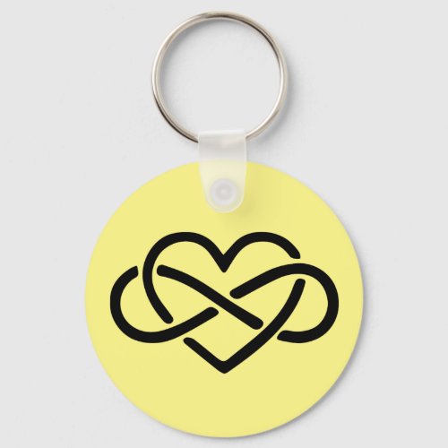 Polyamorous Heart Keychain