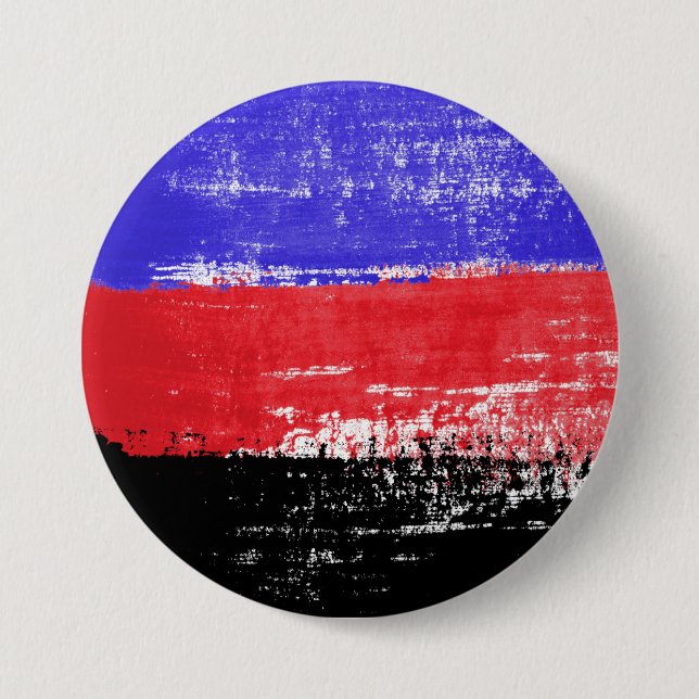 Polyamorous Pride Paint Button (Front)