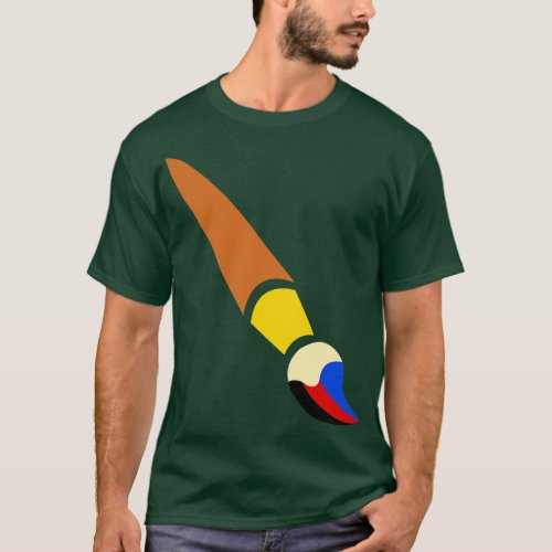Polyamorous Pride Paintbrush T_Shirt