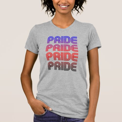 Polyamorous Retro Pride T_Shirt