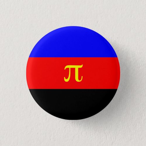 Polyamory flag button